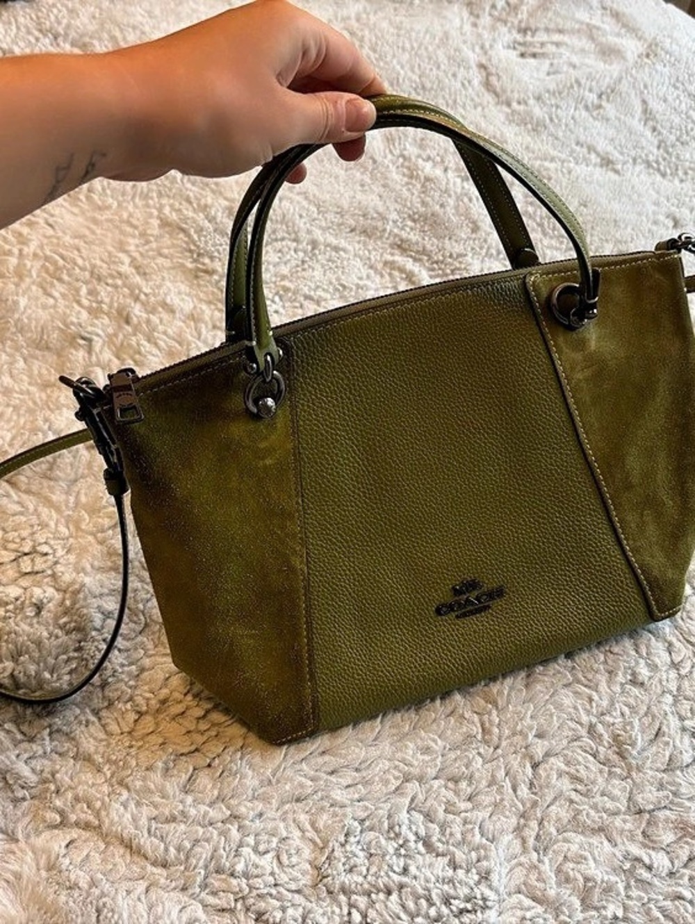 Green Coach Kacey Satchel